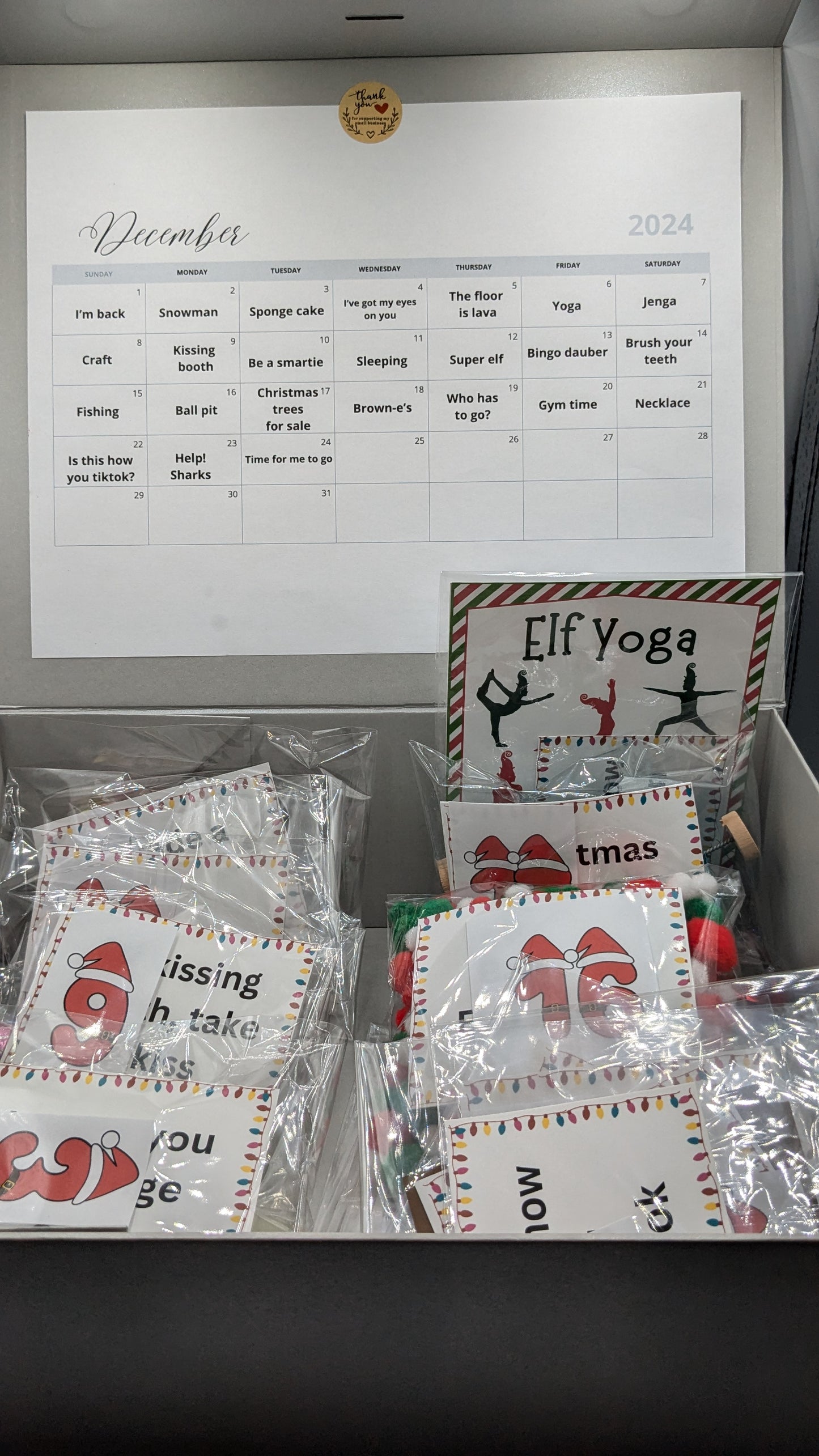 Elf on the shelf boxes